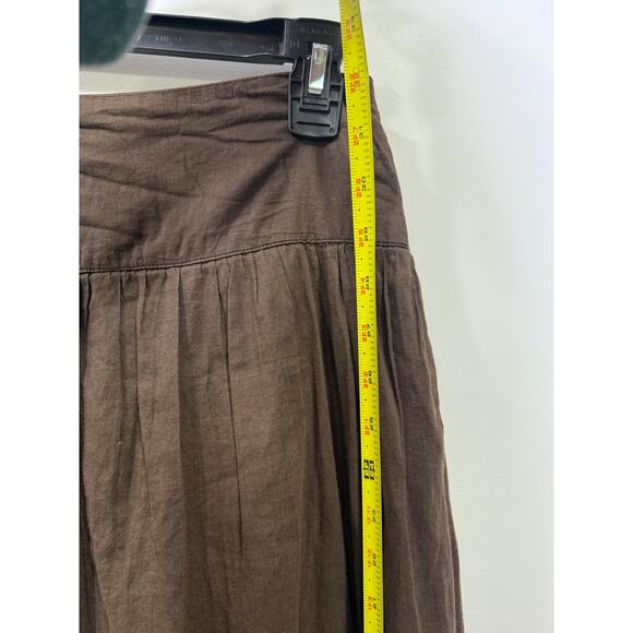 Vtg Route 66 90s Y2k Boho Whimsigoth Skirt Drop Waist Ruffle Sequin brown - Picture 10 of 10